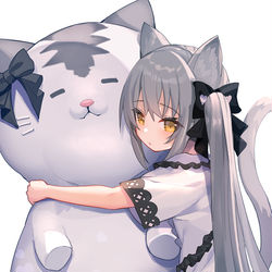 This is a pixiv picture whose title is ぬいぐるみネコ🐈.