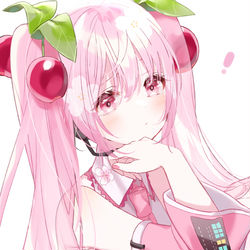 This is a pixiv picture whose title is 桜ミクさん.