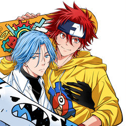 This is a pixiv picture whose title is 【腐】表紙【ラン暦・ジョーチェリ】.