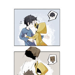 This is a pixiv picture whose title is Little nightmares 2 : let me see.