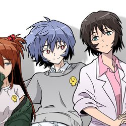 This is a pixiv picture whose title is エヴァンゲリオン.