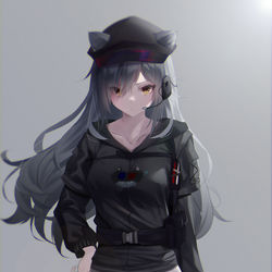 This is a pixiv picture whose title is 天际线.