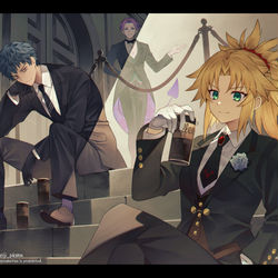 This is a pixiv picture whose title is 美術館の警備員.