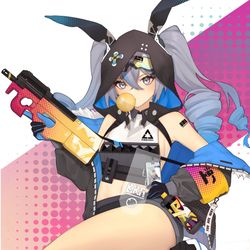 This is a pixiv picture whose title is 迷城骇兔.