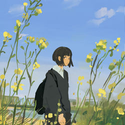 This is a pixiv picture whose title is 春の息吹.