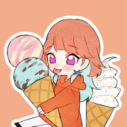 This is a pixiv picture whose title is お菓子×ホロEN 個別ver.