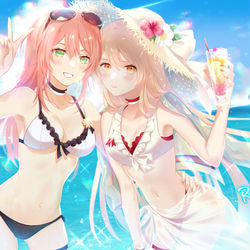 This is a pixiv picture whose title is R93×グローザさん.