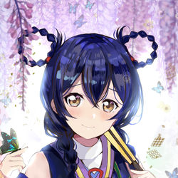 This is a pixiv picture whose title is 海未ちゃん.