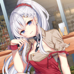 This is a pixiv picture whose title is ベルファストさん.