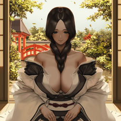 This is a pixiv picture whose title is 卯ノ花烈.