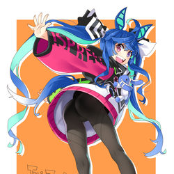 This is a pixiv picture whose title is ツインターボちゃん！！.