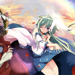 This is a pixiv picture whose title is 守矢ズパーティー.