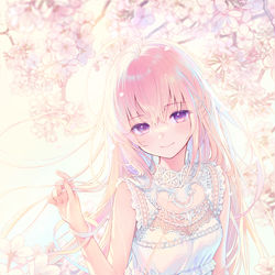 This is a pixiv picture whose title is 🌸.
