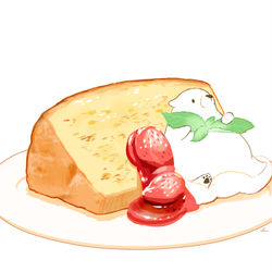 This is a pixiv picture whose title is くまシフォン.