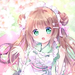 This is a pixiv picture whose title is 🌸🍡.