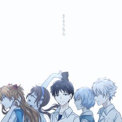 This is a pixiv picture whose title is 永遠の子供達に.