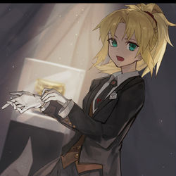 This is a pixiv picture whose title is モードレッド.
