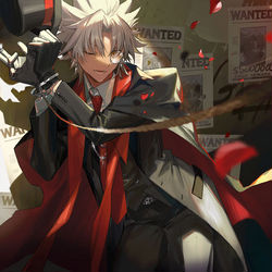 This is a pixiv picture whose title is 怪盗天草.