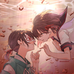 This is a pixiv picture whose title is 再会.