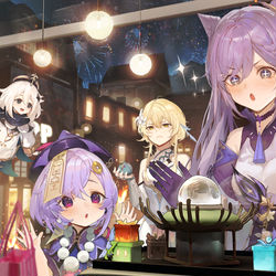 This is a pixiv picture whose title is 原神.