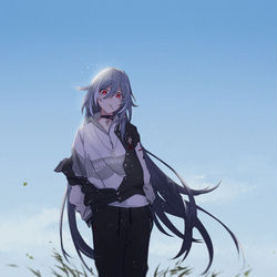 This is a pixiv picture whose title is 晴天.