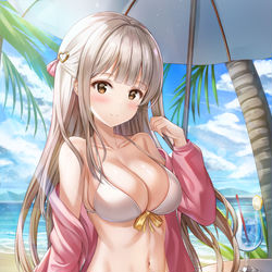 This is a pixiv picture whose title is 水着.