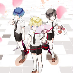 This is a pixiv picture whose title is 探偵団.