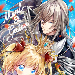 This is a pixiv picture whose title is マール&ガレア祝６周年！！！！.