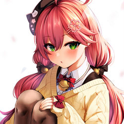 This is a pixiv picture whose title is 私服みこち.