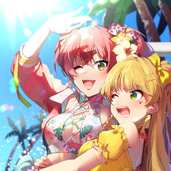 This is a pixiv picture whose title is ファミリアツイン.