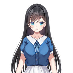 This is a pixiv picture whose title is [Vtuberデザイン] 蒼井美月.