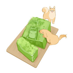 This is a pixiv picture whose title is 抹茶テリーヌ.
