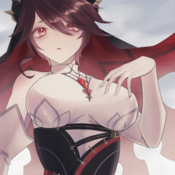 This is a pixiv picture whose title is ロサリアさん.