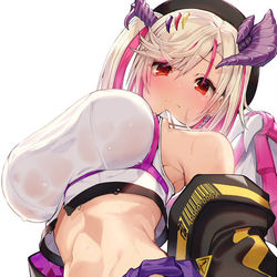 This is a pixiv picture whose title is 新人Vtuber　デザインしました。動いたらサイハイずってくる.