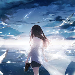 This is a pixiv picture whose title is はじまり.
