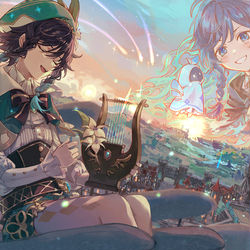 This is a pixiv picture whose title is To my dearest friend ♪.