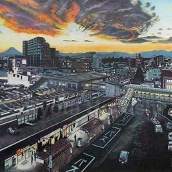 This is a pixiv picture whose title is Wintertime 清瀬駅.
