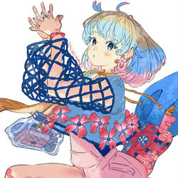 This is a pixiv picture whose title is あみあみ.