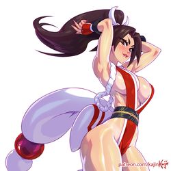 This is a pixiv picture whose title is Mai Shiranui.