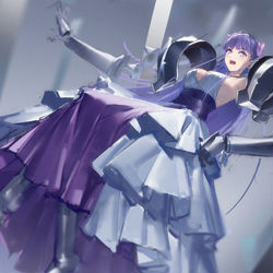 This is a pixiv picture whose title is 银气姬.