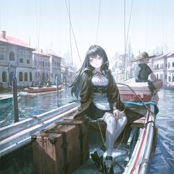 This is a pixiv picture whose title is クビになりました.