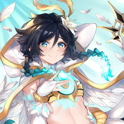 This is a pixiv picture whose title is Barbatos.