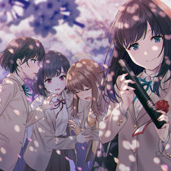 This is a pixiv picture whose title is 🌸.