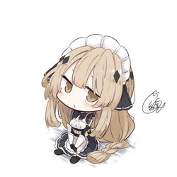This is a pixiv picture whose title is メイド塗装.