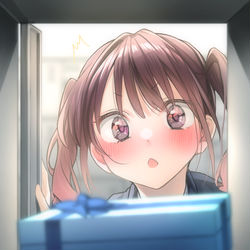 This is a pixiv picture whose title is 「！？！？」.