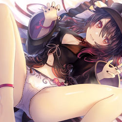 This is a pixiv picture whose title is 【原神】胡桃.