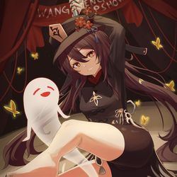 This is a pixiv picture whose title is 胡桃.