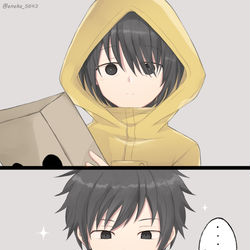 This is a pixiv picture whose title is リトルナイトメア2.