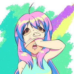 This is a pixiv picture whose title is 90s Bodysuit.
