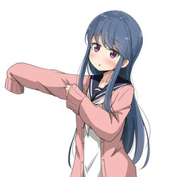 This is a pixiv picture whose title is だぼだぼカーディガンしっまりーん.